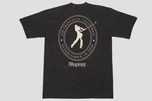 BluPrint Lifestyle Vintage Black Golf Tee